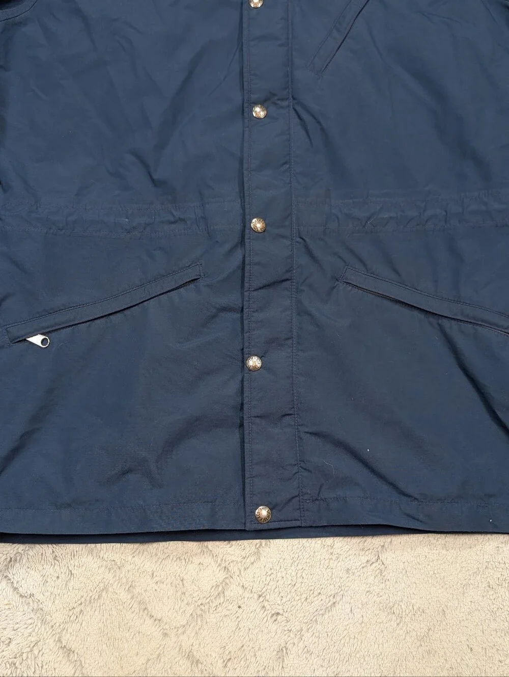 Vintage North Face Jacket Mens L Blue Gore-Tex Hooded Weatherproof Outdoor USA